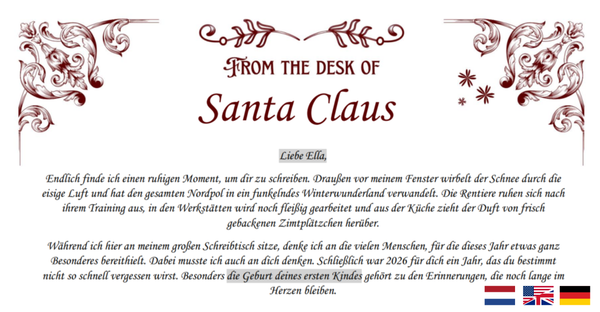 Mail from Santa Claus